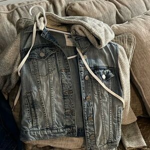 Hooded Jean jacket
